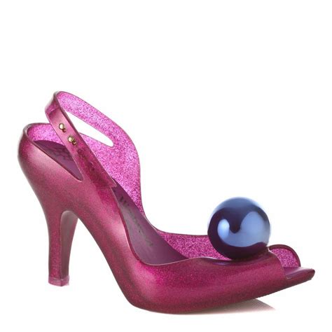 Amethyst Glitter Globe Shoes 10cm Heel Brandalley