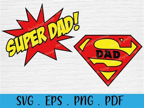 Super Dad Svg Daddy Svg Best Papa Svg Fathers Day Svg Dad Etsy