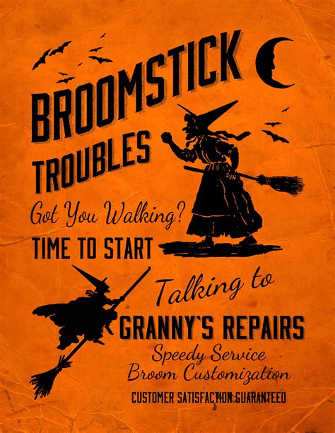 Vintage Halloween Sign