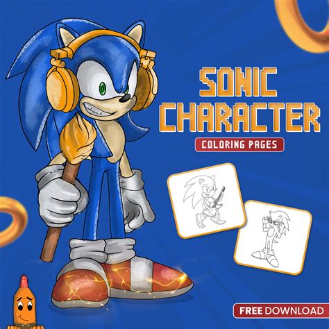 Sonic The Hedgehog Exclusive Free Coloring Sheets Colouringspace