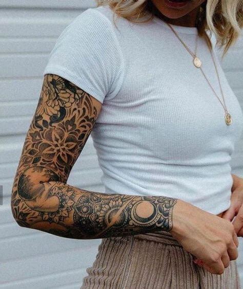 Details 84 Womens Sleeve Tattoos Best Vn