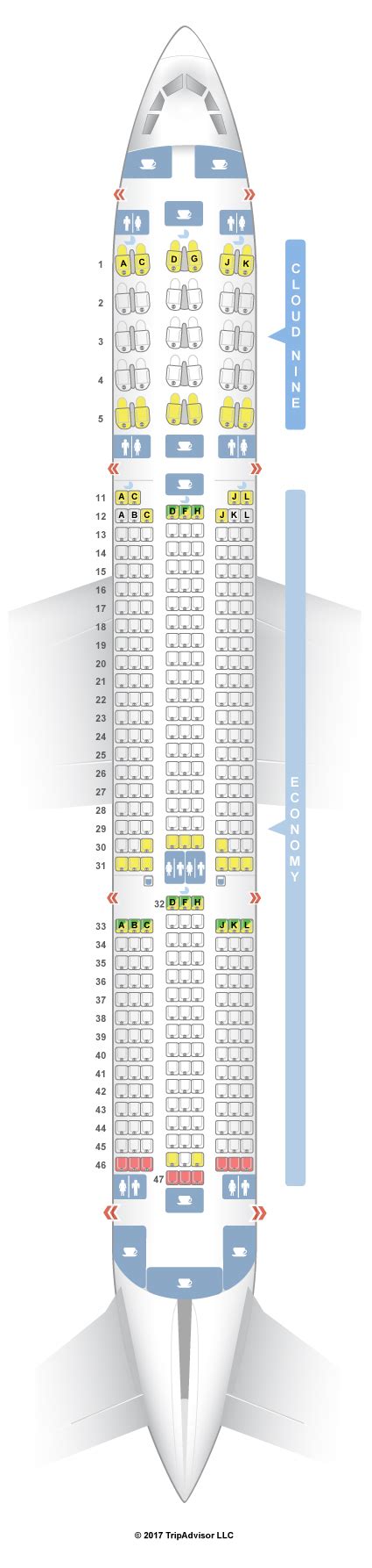 Seatguru Seat Map Ethiopian Airlines Airbus A350 900 350