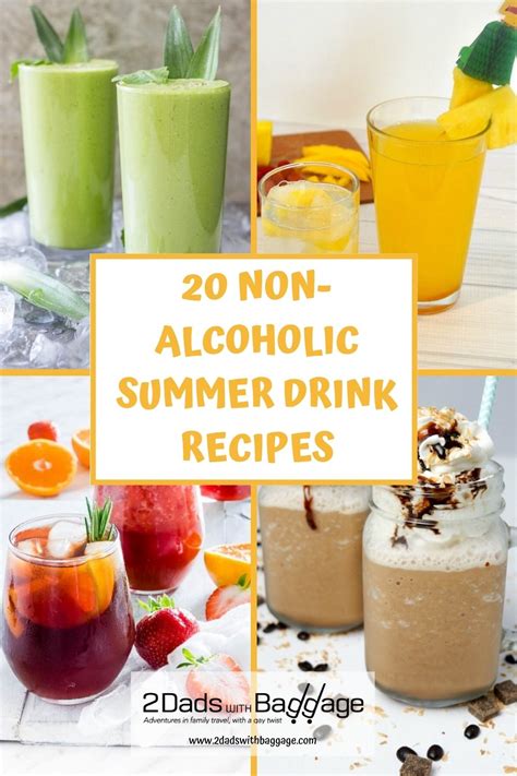 20 Non Alcoholic Summer Drink Recipes 2 Dads With Baggage