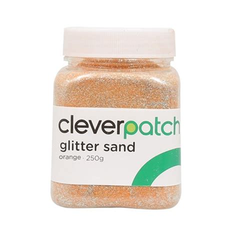 Cleverpatch Glitter Sand Orange 250g Glitter Cleverpatch Art