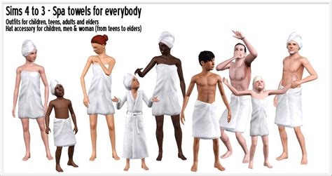 Around The Sims 3 Downloads Clothes Sims 4 To 3 Spa Towels