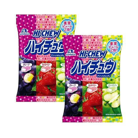Morinaga Hi Chew Assortment 3 Flavours X 2 Bags Made In Japan Takaskicom