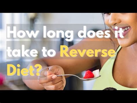 How Long Should You Reverse Diet A1 Fitness