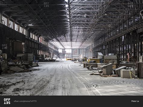 Would you like to change the currency to pounds. View of an abandoned warehouse in Detroit, USA stock photo ...