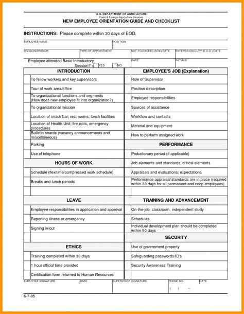 Employee Training Template Free Excel Templates