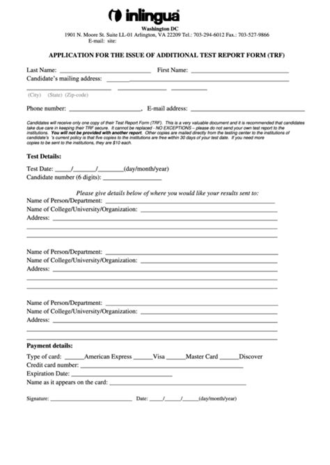 Top 9 Trf Form Templates Free To Download In Pdf Format