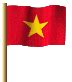 The blue sky flag design is a flag against a blue, blue sky. Graafix!: Animated Flag of Vietnam