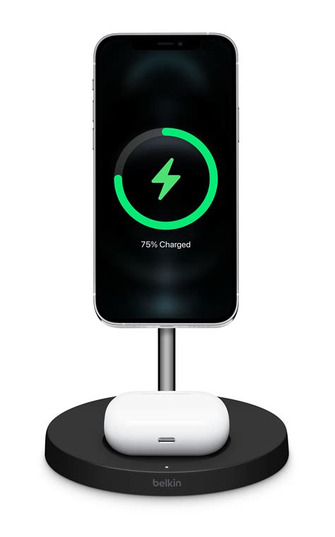 Belkin Boost↑charge Pro 2 In 1 Wireless Charger Stand With Magsafe