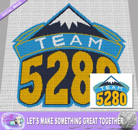 Team 5280 Crochet Pattern Cgsp 106460
