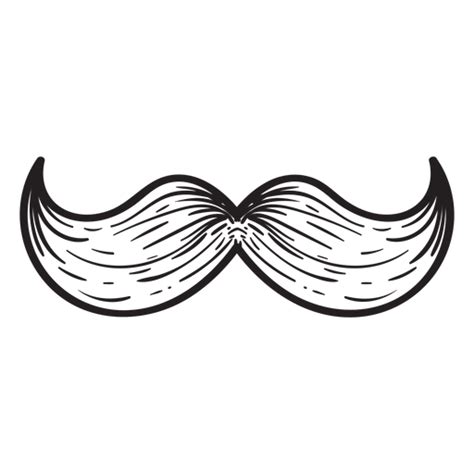 The Hungarian Moustache Hand Drawn Icon Transparent Png And Svg Vector File