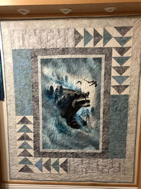 Call Of The Wild Made For A Friend Panel Quilt Patterns Wildlife