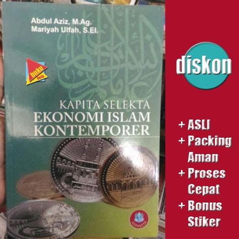 Jual Kapita Selekta Ekonomi Islam Kontemporer Abdul Aziz Dan Mariyah
