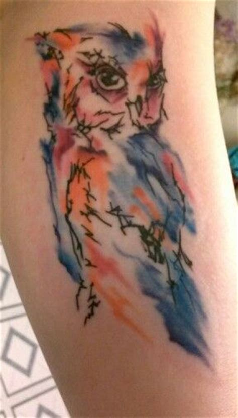 Check spelling or type a new query. Abstract watercolor owl tattoo! | Animal Tattoos ...
