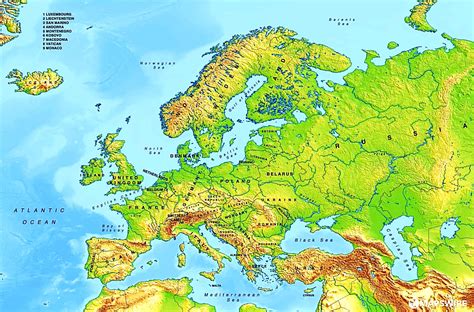 Mapa De Europa Por Ciudades Mapa Fisico Porn Sex Picture
