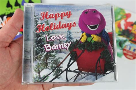 Happy Holidays Love Barney Christmas Music Cd Quick Ship Ebay