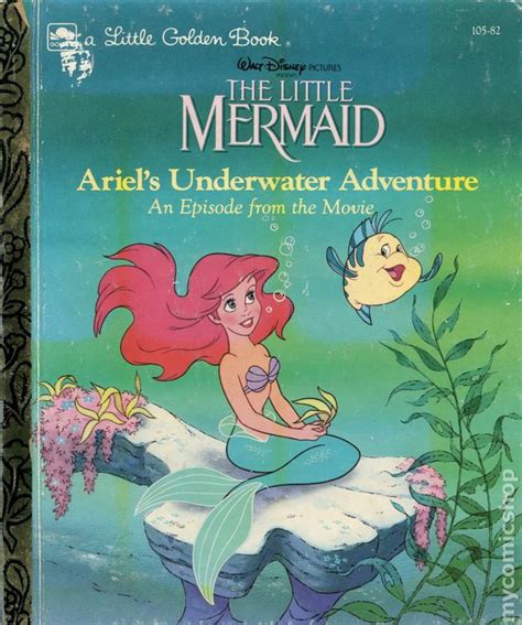 Disney S The Little Mermaid Ariel S Underwater Adventure Hc 1989 Golden A Little Golden Book