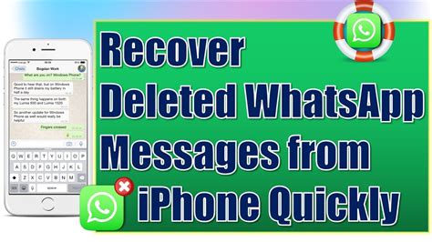 If not, try the other methods. How to Recover Deleted WhatsApp Messages on iPhone for ...