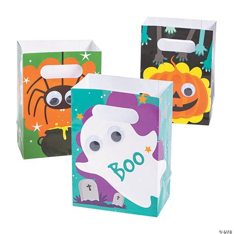 Mini Halloween Treat Bags With Googly Eyes Oriental Trading