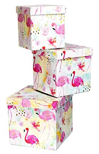 Alef Elegant Decorative Themed Nesting T Boxes 3 Boxes