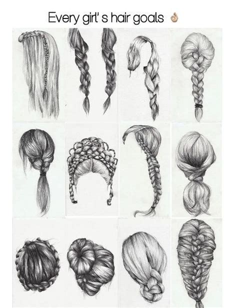Drawing Hairstyles For Your Characters Drawing On Demand Girl Hair