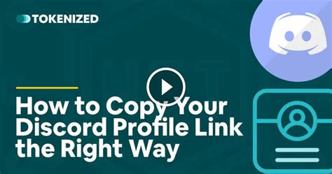 Solved How To Copy Your Discord Profile Link The Right Way — Tokenized