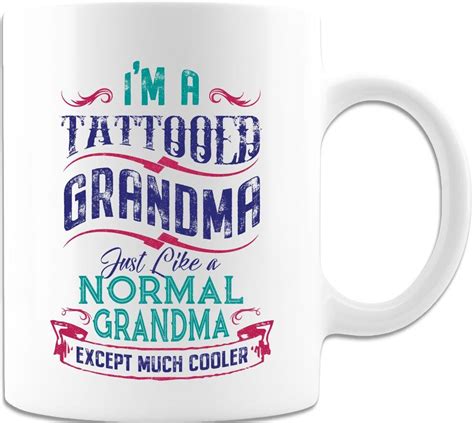 Cool Grandma Ts Tattooed Grandma T Mug Warm Hugs Etsy