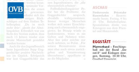 Eggstätt Ovb Heimatzeitungen