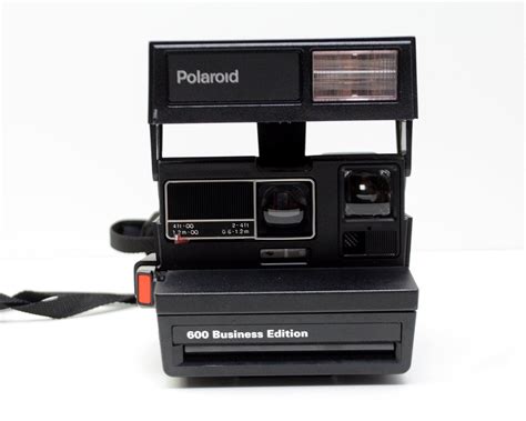 Vintage Black Polaroid Onestep 600 Business Edition Film Etsy