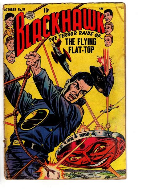 Blackhawk 81 Fr October 1954 Comic Books Silver Age Dc Comics