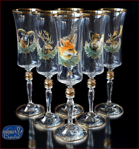 Aleks Bohemia Crystal Champagne Glasses Crystal Glassware Bohemian Glass