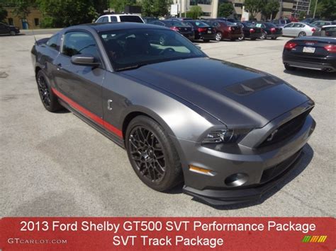 2013 Sterling Gray Metallic Ford Mustang Shelby Gt500 Svt Performance