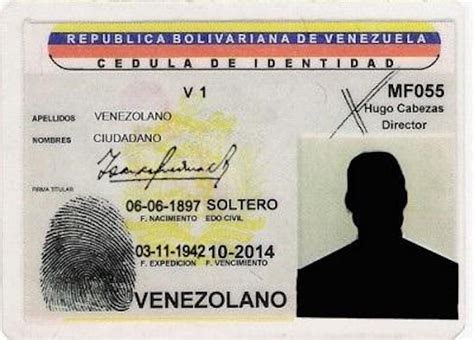 Cómo Solicitar La Cédula De Identidad De Venezuela