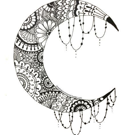 Moon Phases Drawing