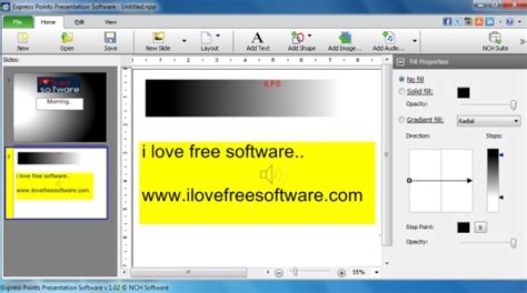 Free Presentation Maker Software Add Audio Images To Presentations