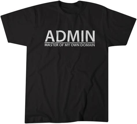 Computer Science Geek Nerd T Shirt Funny Geek Tees Admin