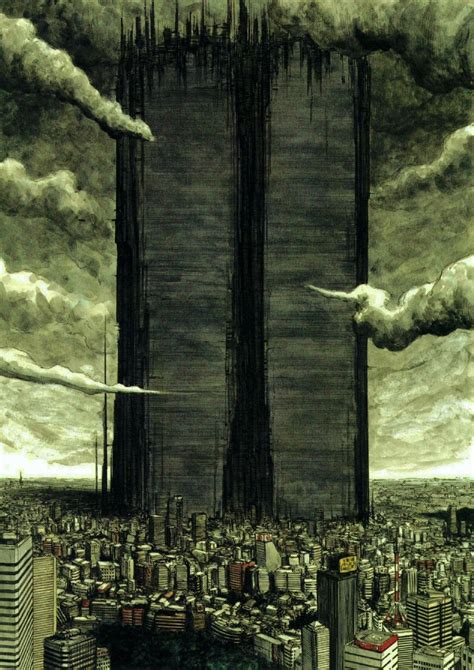 Arcology Cyberpunk City Futuristic Art Tower Of Babel