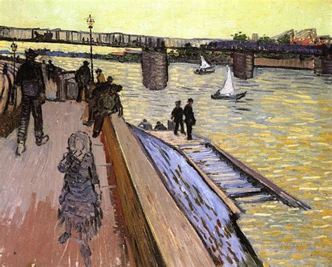 The Bridge At Trinquetaille Vincent Van Gogh Painting In Oil For Sale