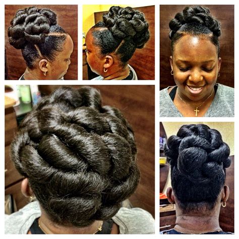 Pin By Kinks Couture On Natural Hair Updos By Kinks
