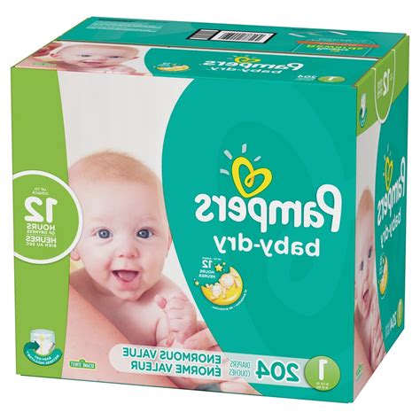 Pampers Baby Dry Disposable Diapers Enormous Pack Size