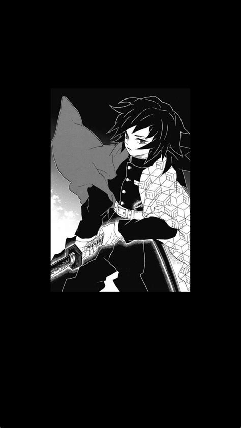 Demon Slayer Wallpaper Black And White Anime Wallpaper Hd