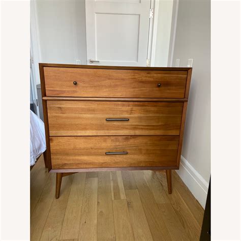 West Elm Mid Century 3 Drawer Dresser Aptdeco