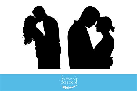 Couple SVG, People SVG, Kissing SVG, Valentine SVG, Wedding SVG, Marriage SVG, Engagement SVG By ...