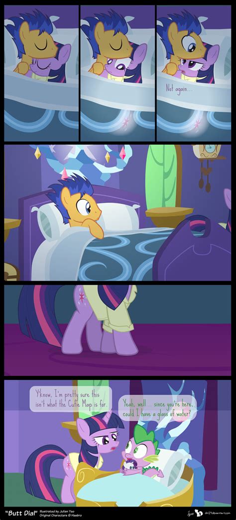 An Animated Comic Strip With Ponys Talking To Each Other And One Is In Bed