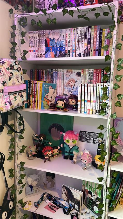 Manga Shelf Cute Room Ideas Otaku Room Cute Bedroom Decor