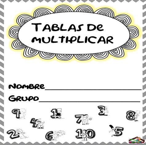 Cuaderno Tablas De Multiplicar Con Ejercicios Pagina Imagenes