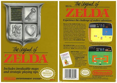 It8bit — Nes Box Art The Legend Of Zelda Released